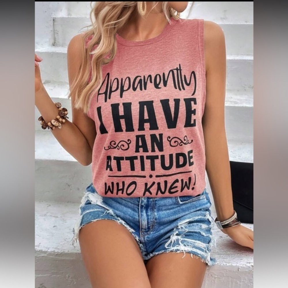 SHEIN || Attitude Tank (M)